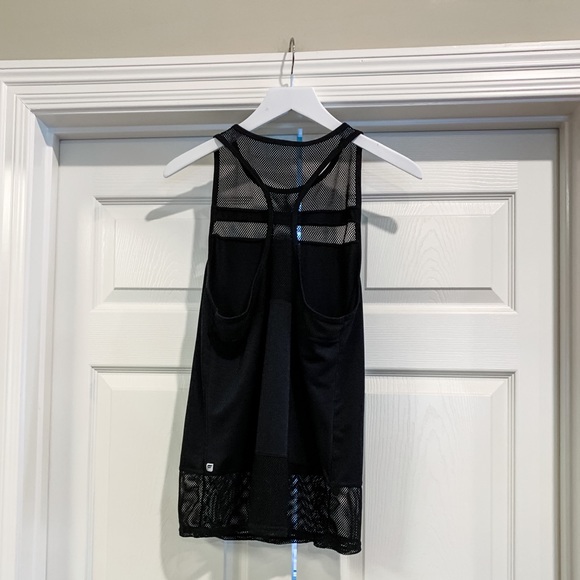 Fabletics Black Tank with Mesh Detailing - Picture 6 of 7